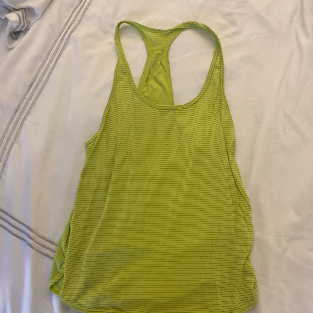 Lululemon Yellow/Lime Tank Top Size 2